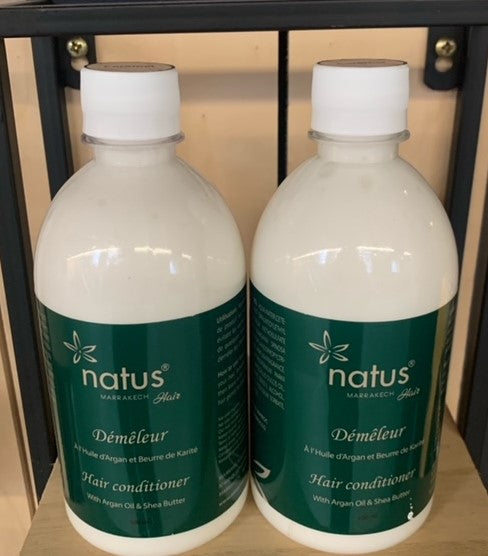Natus - Démêleur à L'huile d'Argan et Beurre de Karité 500ml
