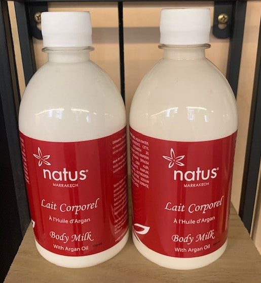 Natus - Lait Corporel à l'Huile d'Argan 500ml